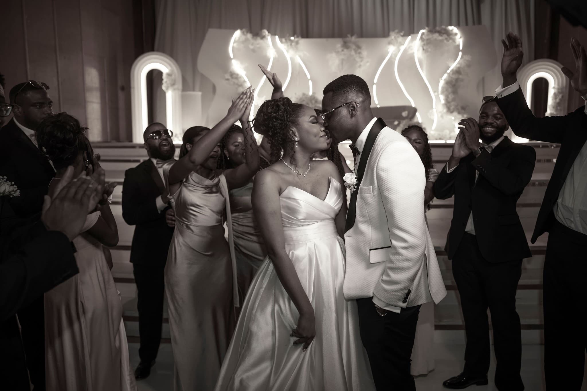 Celebration Kiss (B&W)